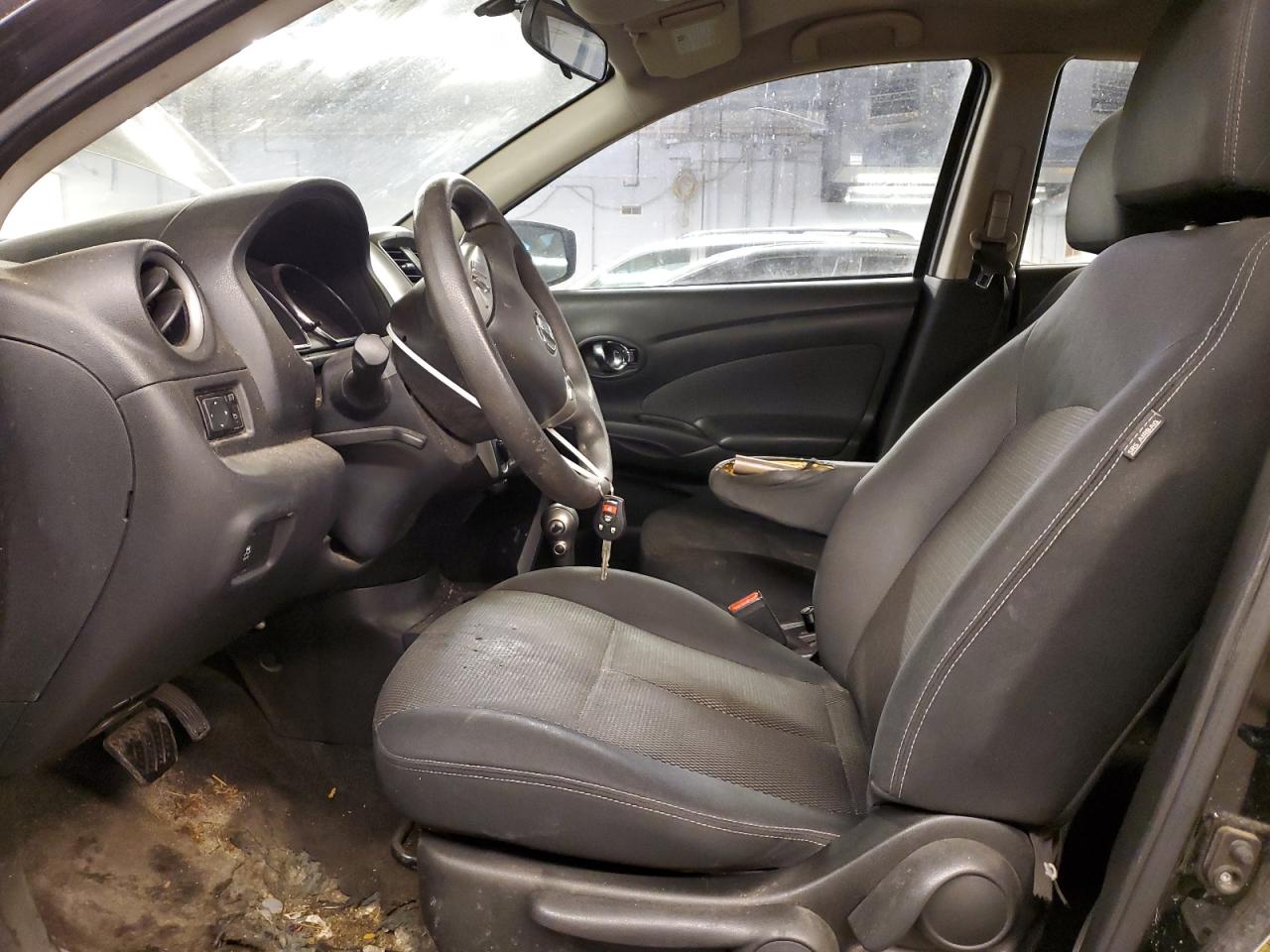 2015 Nissan Versa VIN 3N1CN7AP5FL862535 Copart auction photo, front end / side damage thumbnail 7