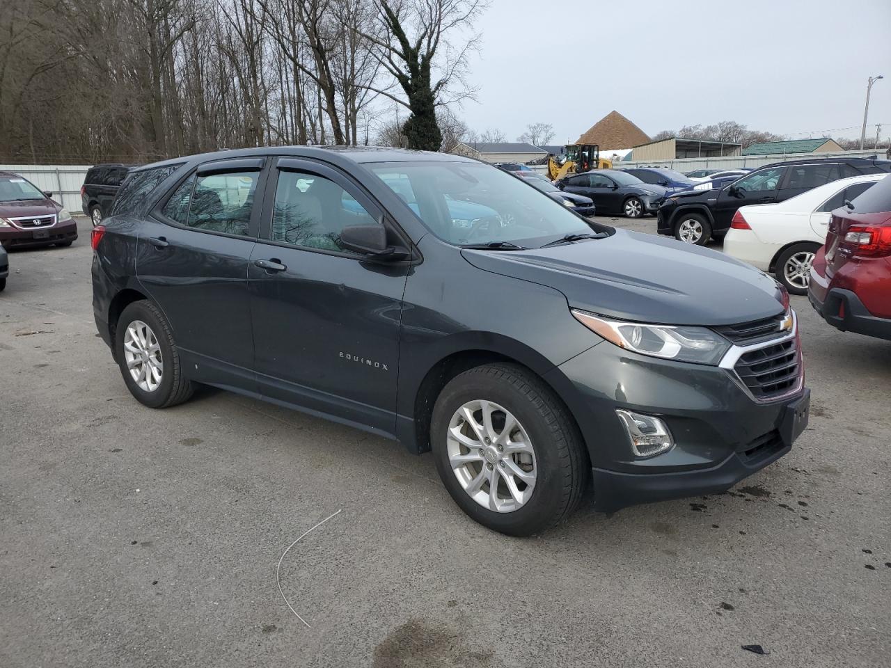 2020 Chevrolet Equinox VIN 3GNAXHEV0LS632150 Copart auction photo, rear end / front end damage thumbnail 4
