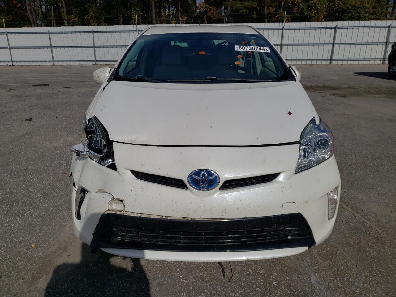 2014 Toyota Prius VIN JTDKN3DU8E0390801 Copart auction photo, front end damage thumbnail 5