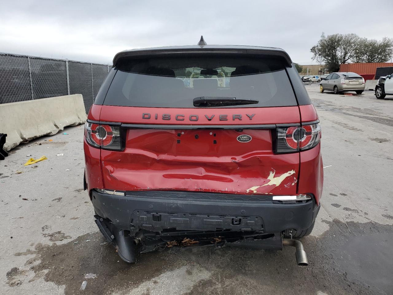 2019 Land Rover Discovery VIN SALCP2FX6KH813980 Copart auction photo, rear end / front end damage thumbnail 6