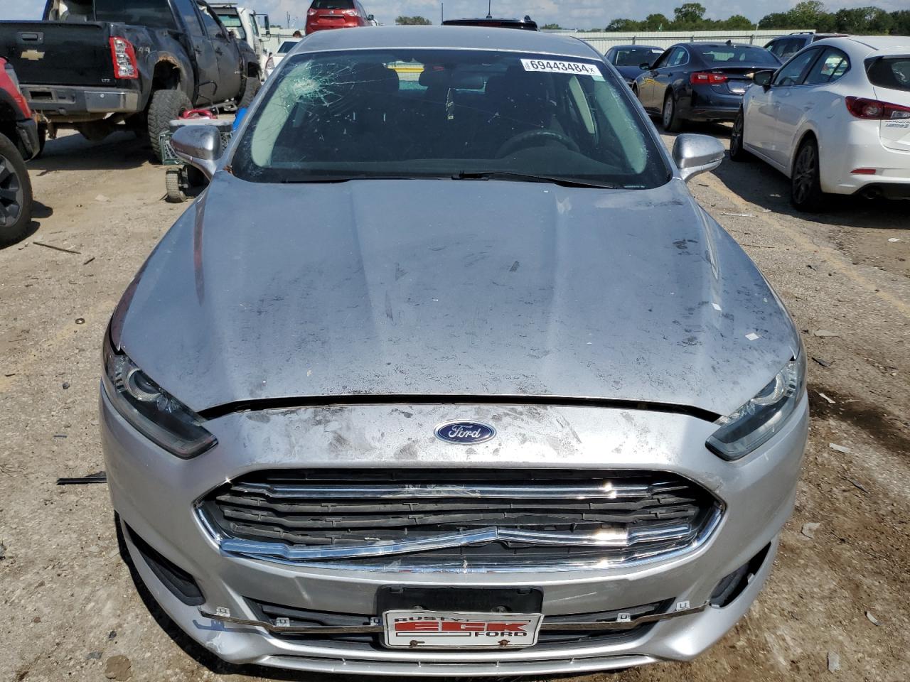 2014 Ford Fusion VIN 3FA6P0HD6ER291307 Copart auction photo, all over damage thumbnail 5