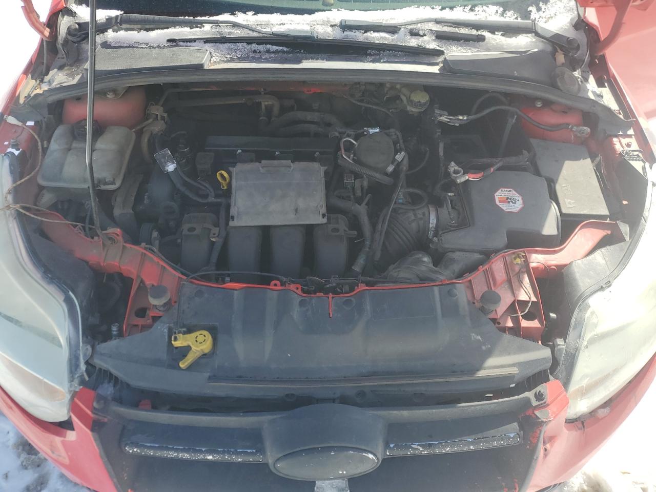2012 Ford Focus VIN 1FAHP3K26CL374913 Copart auction photo, front end / rear end damage thumbnail 11