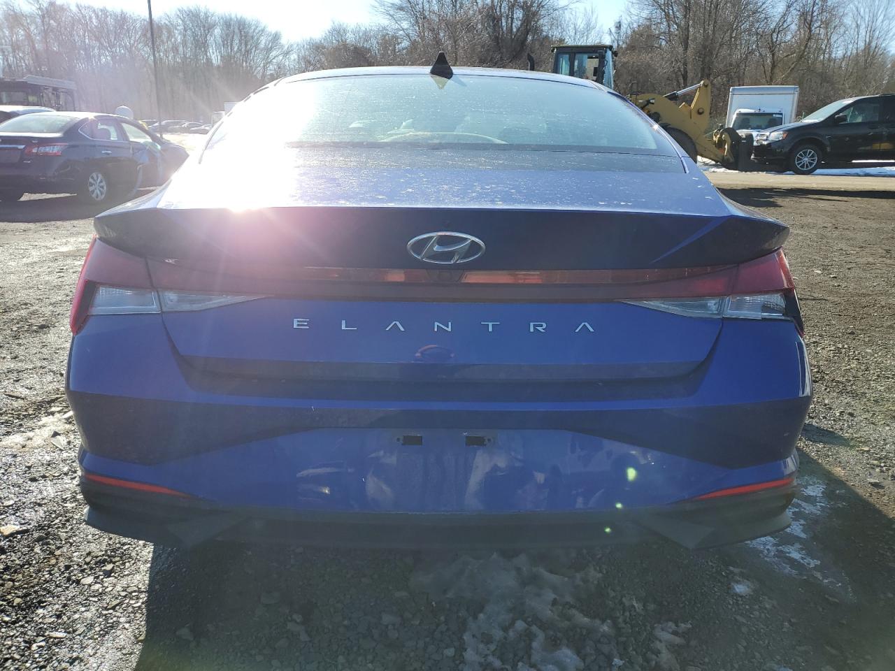 2021 Hyundai Elantra VIN 5NPLM4AG0MH036820 Copart auction photo, rear end damage thumbnail 6
