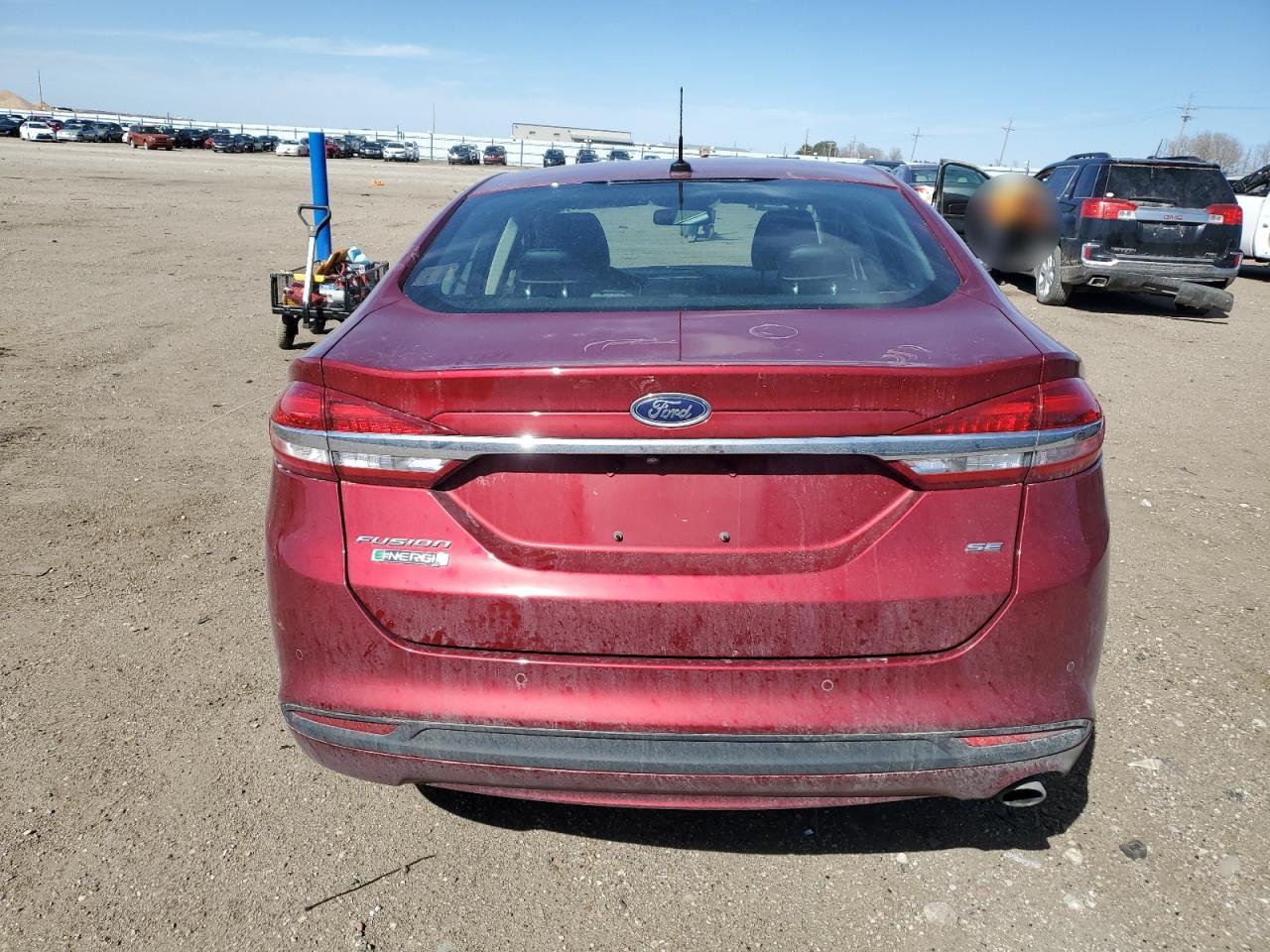 2018 Ford Fusion VIN 3FA6P0PU1JR280954 Copart auction photo, front end damage thumbnail 6