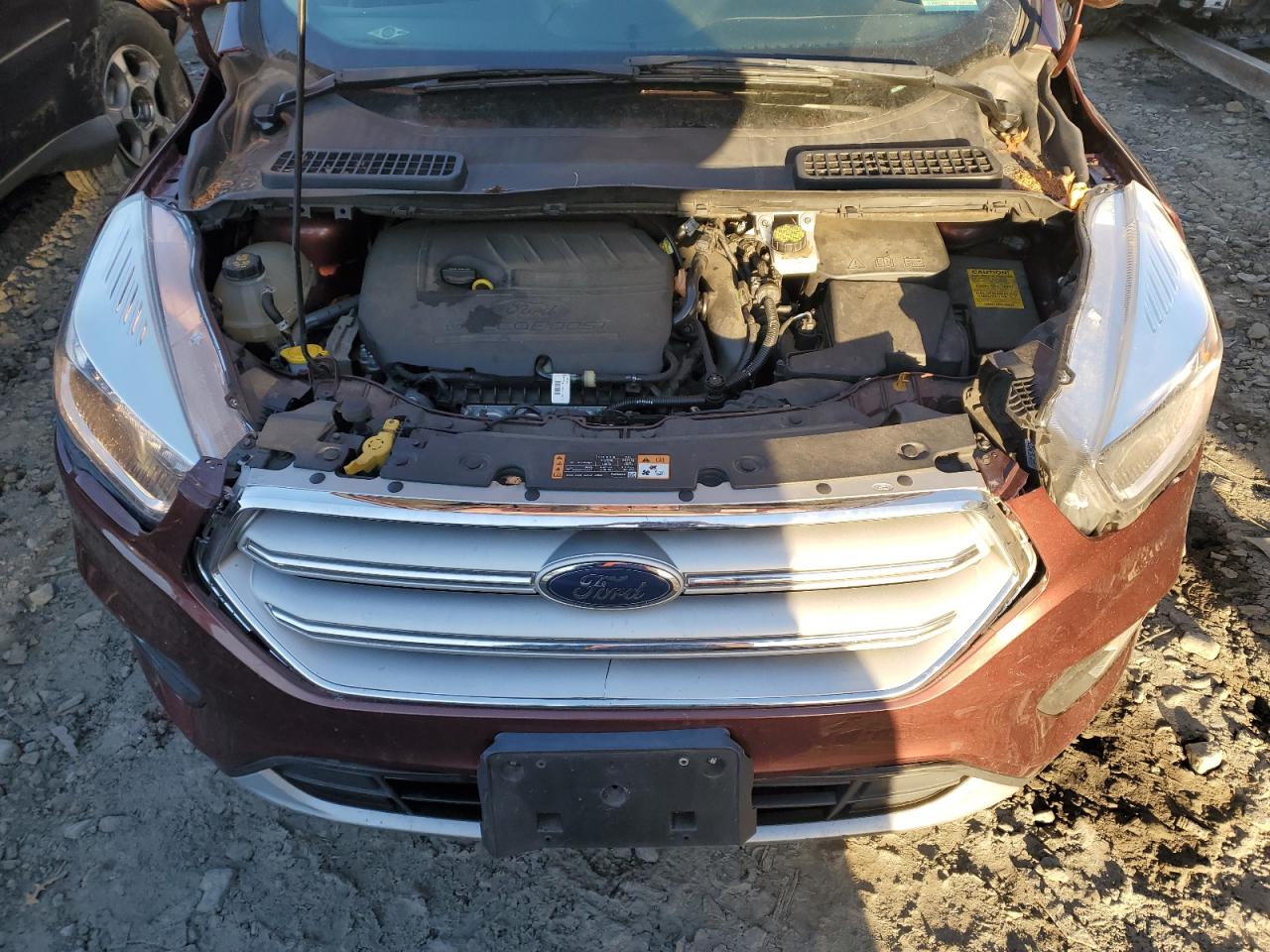 2018 Ford Escape VIN 1FMCU9GD1JUB94459 Copart auction photo, front end damage thumbnail 12