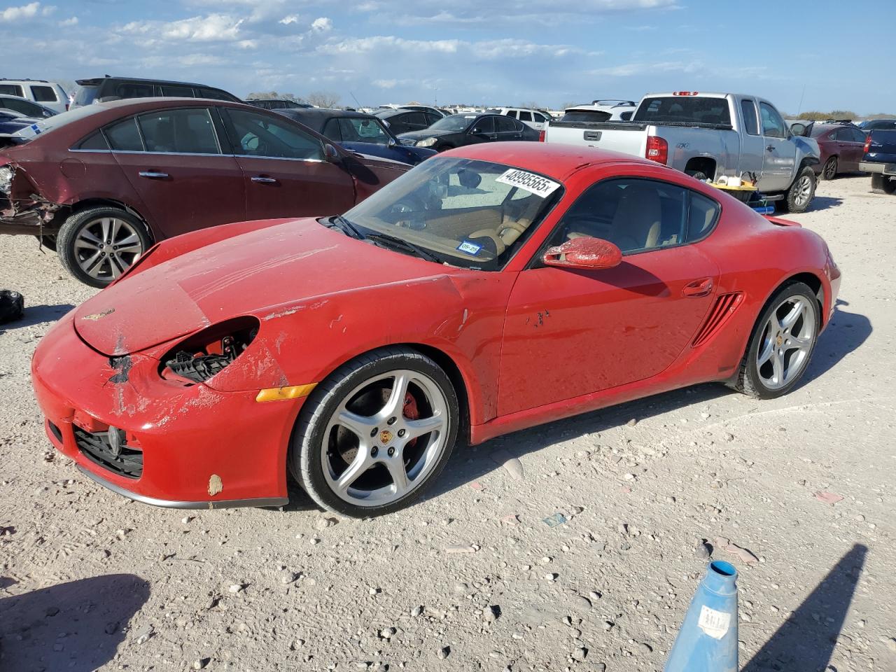 2006 Porsche Cayman VIN WP0AB298X6U782036 - Copart auction photo