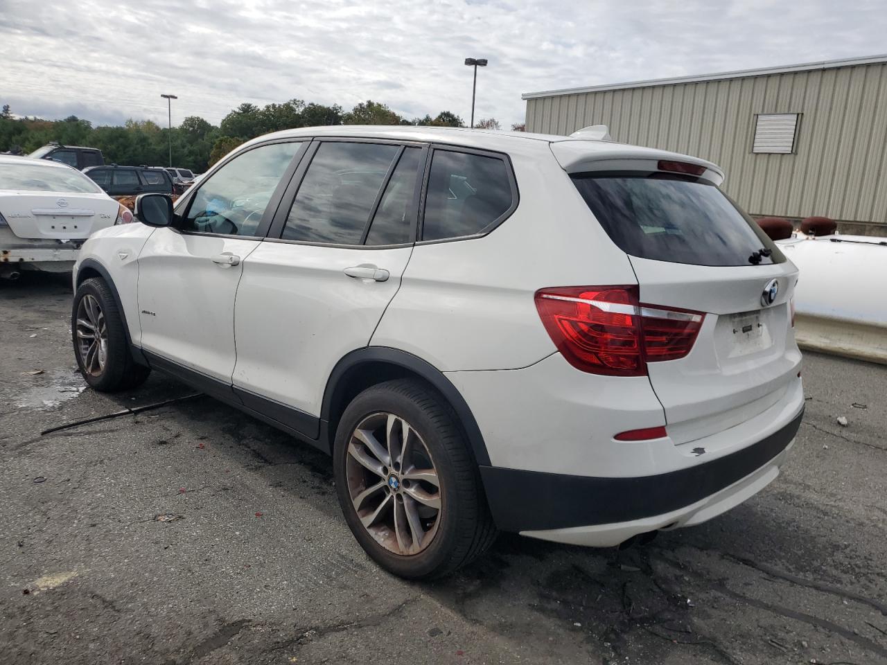 2012 BMW X3 VIN 5UXWX5C5XCL725942 Copart auction photo, side damage thumbnail 2