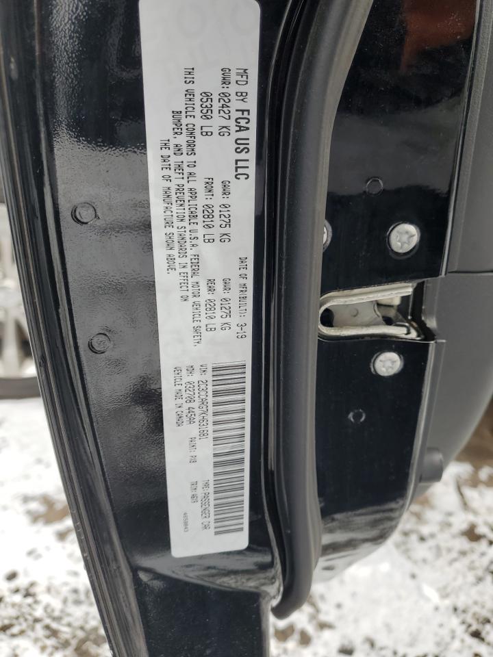 2019 Chrysler 300 VIN 2C3CCARG7KH631681 Copart auction photo, front end damage thumbnail 12