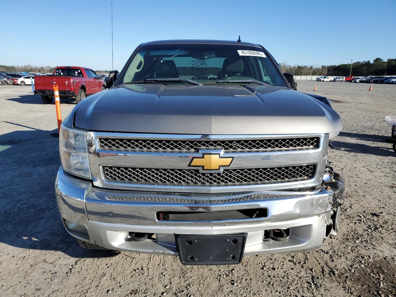 2012 Chevrolet Silverado VIN 1GCRCSE01CZ285102 Copart auction photo, rear end / side damage thumbnail 5