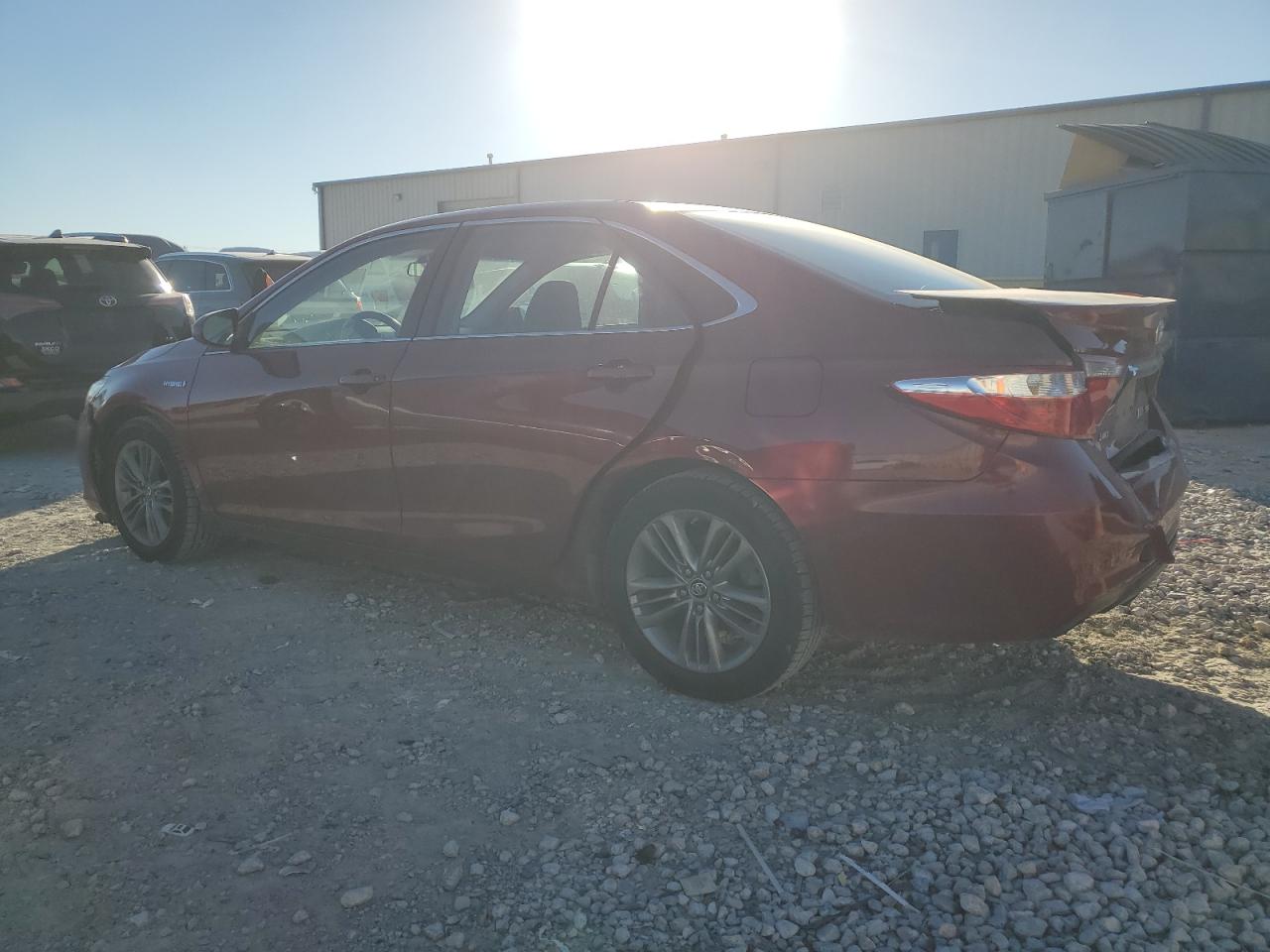 2015 Toyota Camry VIN 4T1BD1FK3FU160186 Copart auction photo, rear end damage thumbnail 2