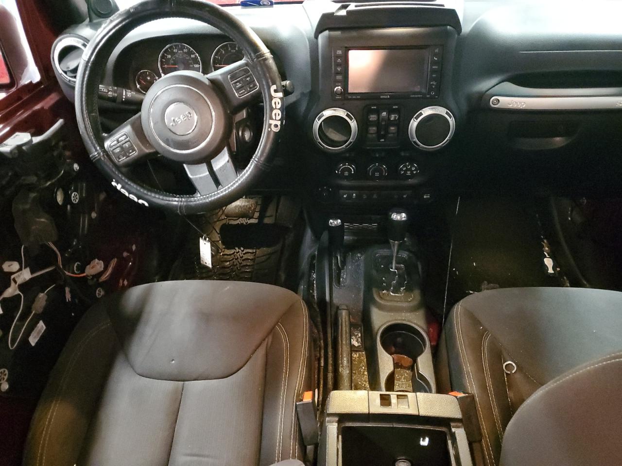 2013 Jeep Wrangler VIN 1C4BJWEG7DL536690 Copart auction photo, side damage thumbnail 8