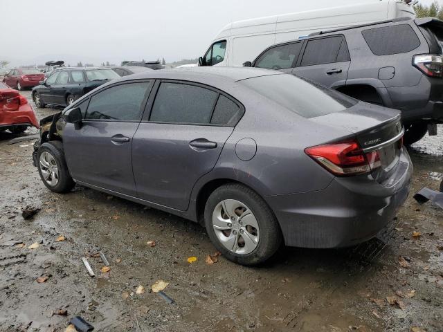 2015 Honda Civic VIN 2HGFB2F50FH537492 Copart auction photo, front end damage thumbnail 2