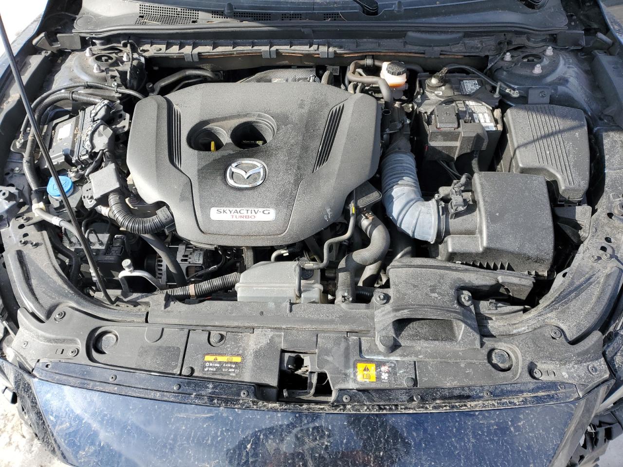 2021 Mazda 6 VIN JM1GL1TY8M1619748 Copart auction photo, front end / side damage thumbnail 11