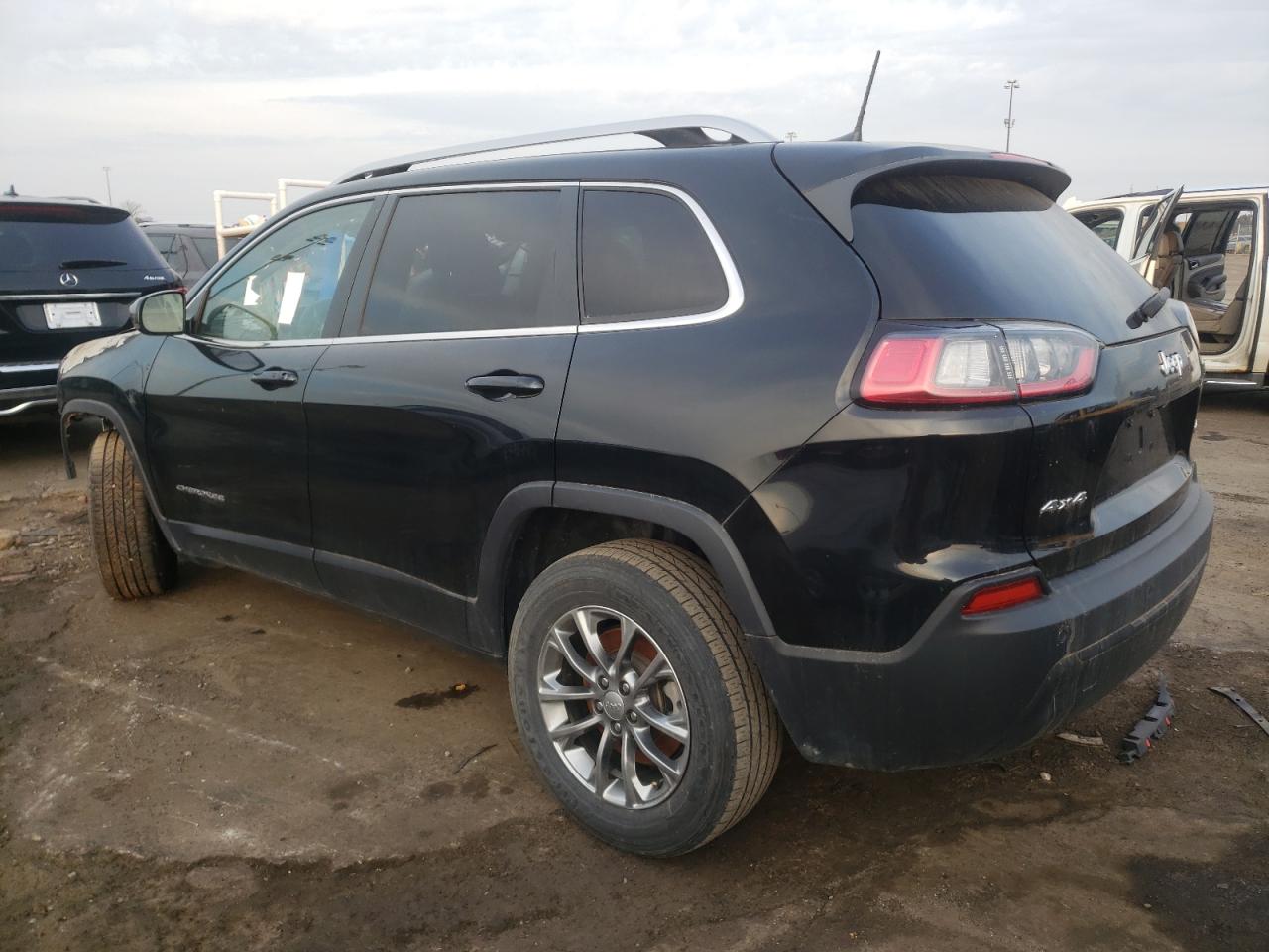 2021 Jeep Grand Cherokee VIN 1C4PJMLB4MD114615 Copart auction photo, burn / burn - engine damage thumbnail 2