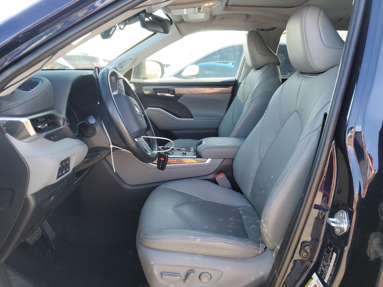2021 Toyota Highlander VIN 5TDYARAH4MS011286 Copart auction photo, side / rear end damage thumbnail 7