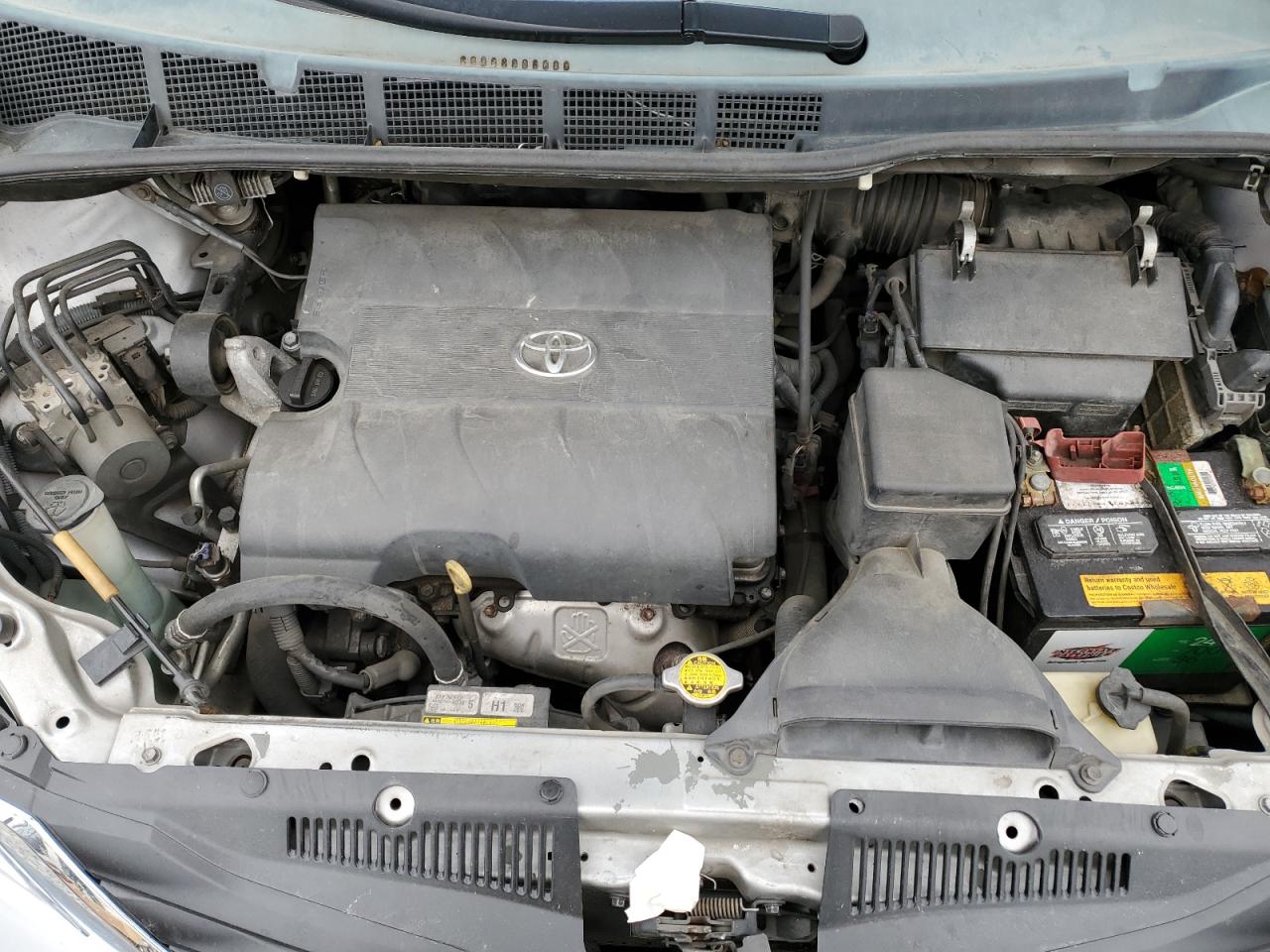 2013 Toyota Sienna VIN 5TDKK3DC6DS294841 Copart auction photo, rear end / all over damage thumbnail 11