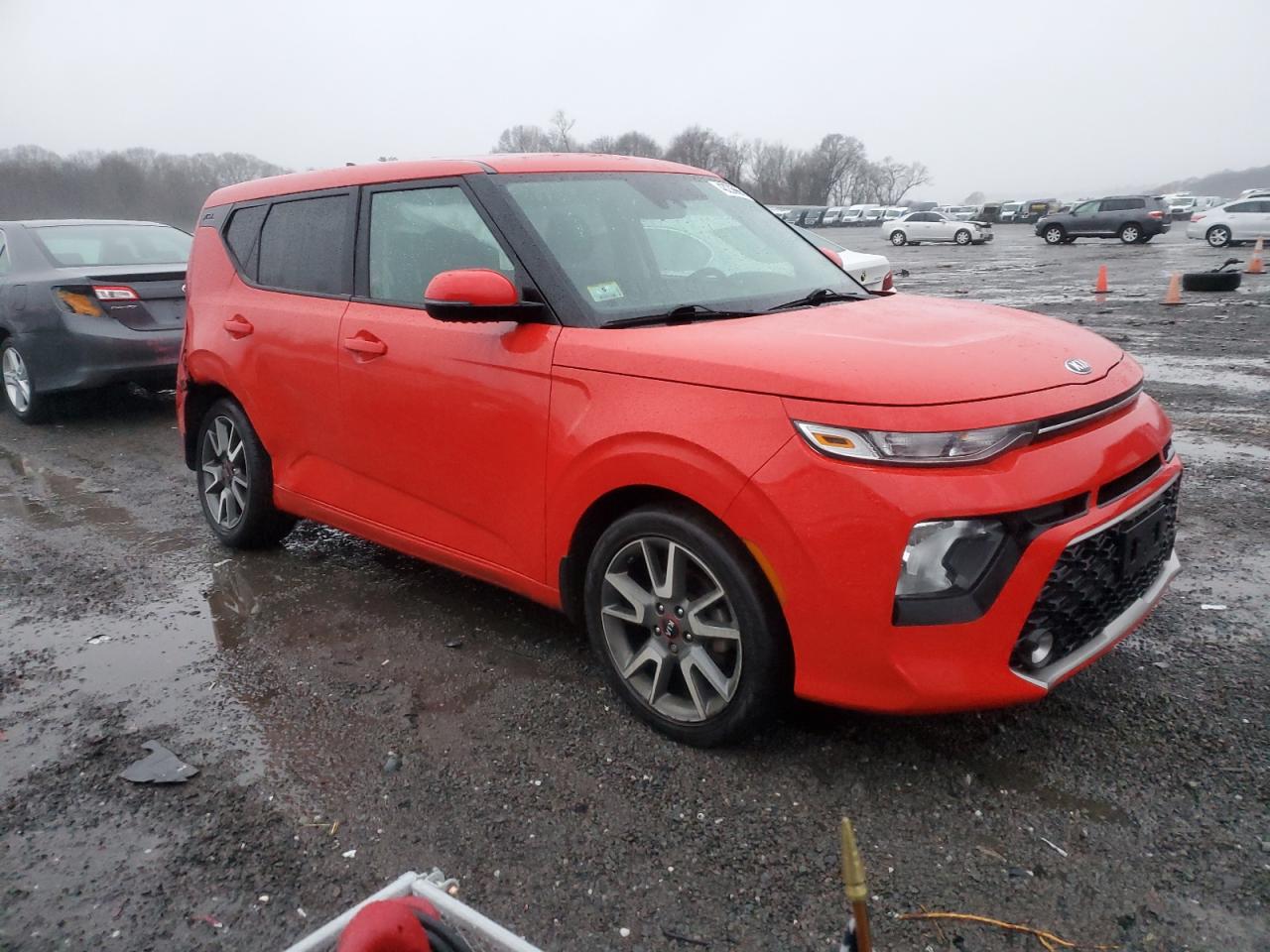 2021 KIA Soul VIN KNDJ63AU5M7142895 Copart auction photo, rear end damage thumbnail 4