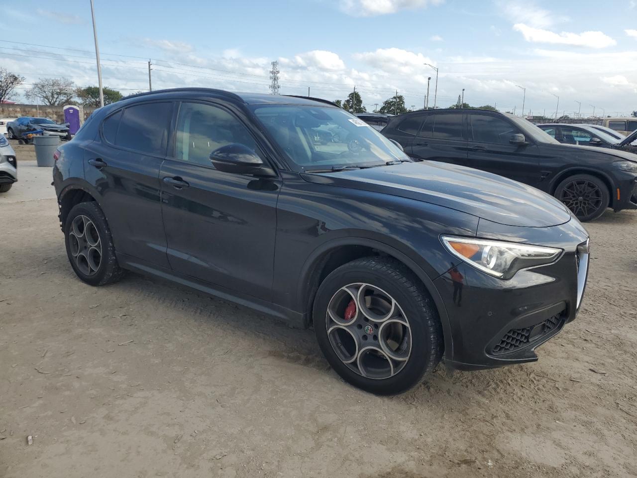 2018 Alfa Romeo Stelvio VIN ZASFAKPN7J7B80503 Copart auction photo, rear end damage thumbnail 4