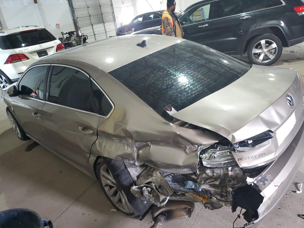 2016 Volkswagen Passat VIN 1VWCT7A39GC063299 Copart auction photo, all over damage thumbnail 2