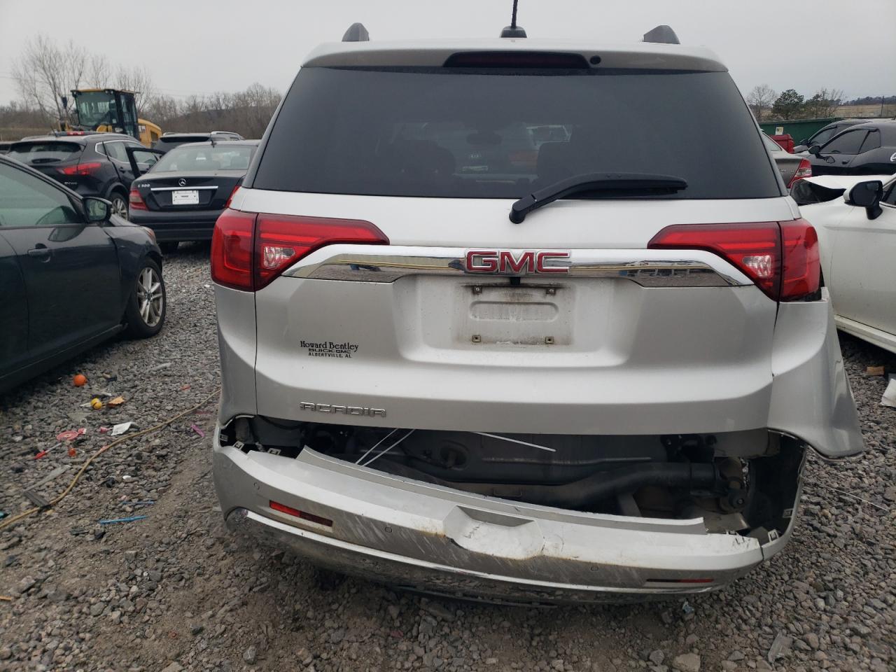 2019 GMC Acadia VIN 1GKKNPLSXKZ121802 Copart auction photo, front end / rear end damage thumbnail 6