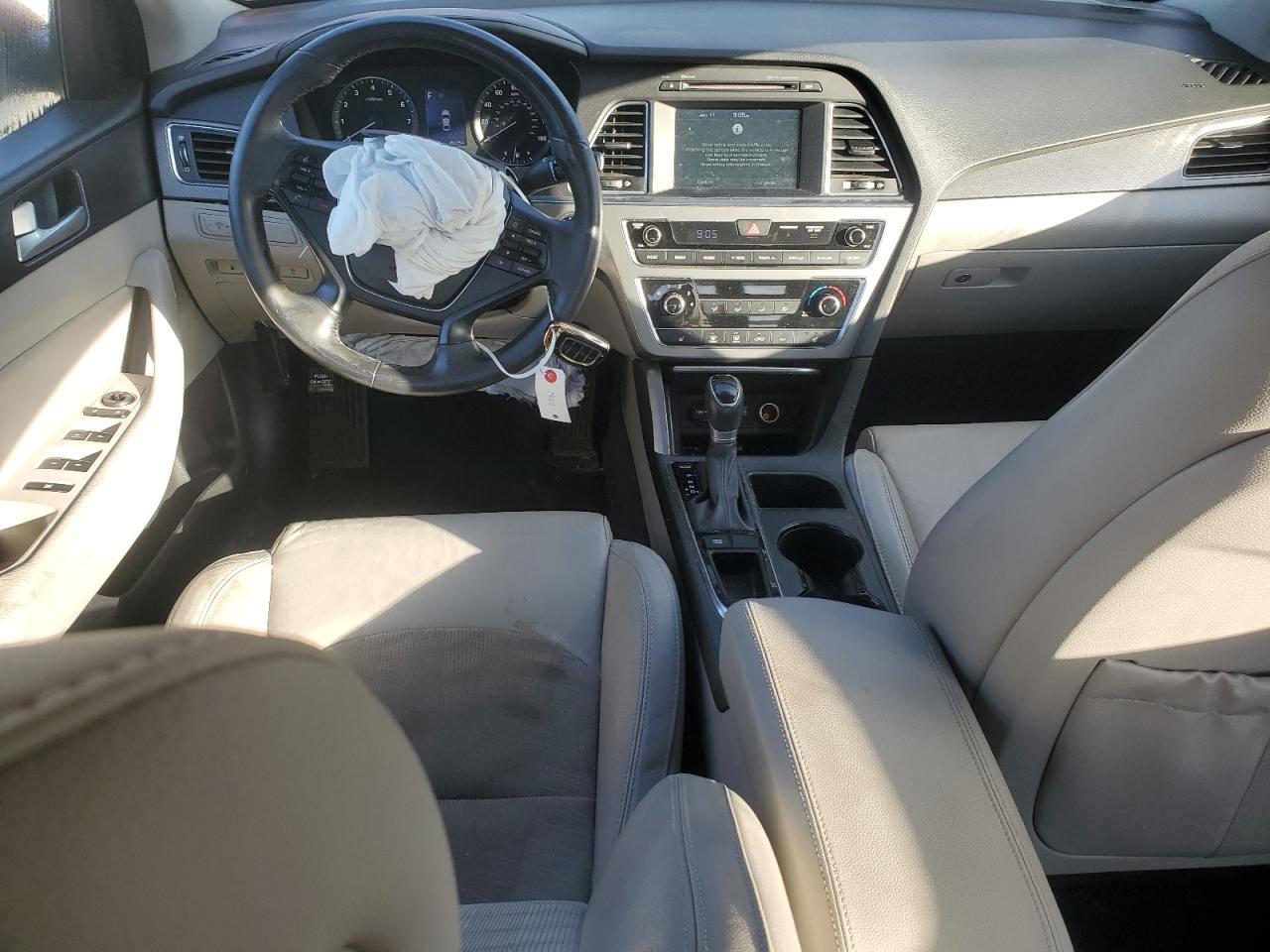 2017 Hyundai Sonata VIN 5NPE34AF6HH561860 Copart auction photo, front end damage thumbnail 8