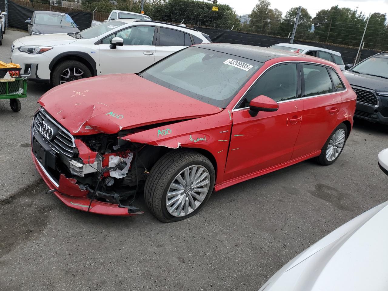 2018 Audi A3 VIN WAUSPBFF4JA081606