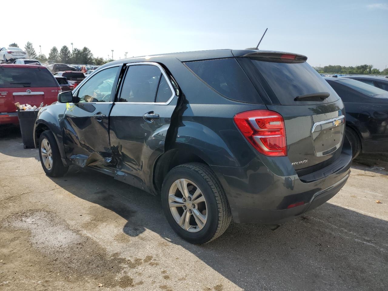 2017 Chevrolet Equinox VIN 2GNALBEK6H1532846 Copart auction photo, side damage thumbnail 2