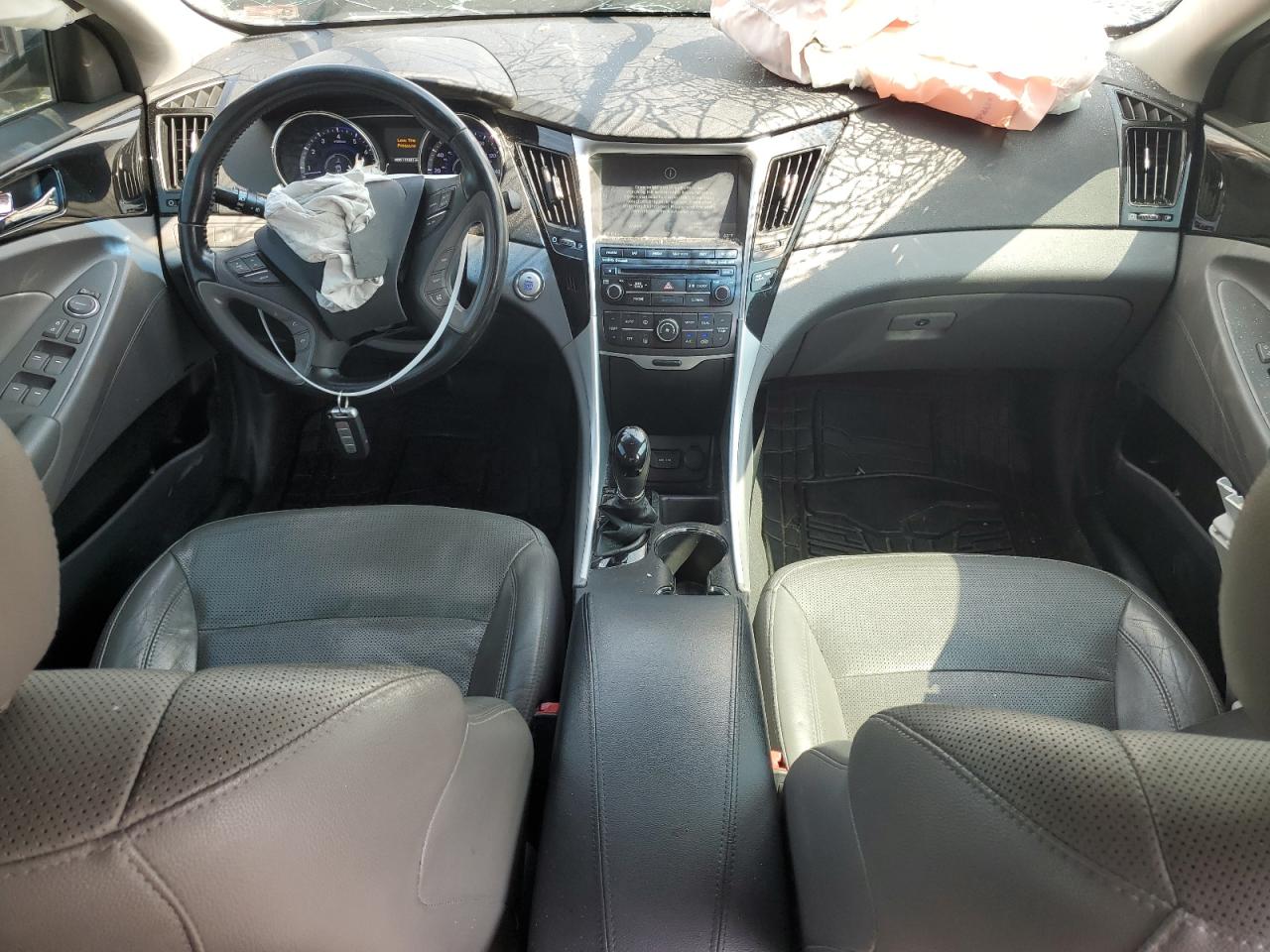 2014 Hyundai Sonata VIN 5NPEC4AC1EH831837 Copart auction photo, front end / side damage thumbnail 8