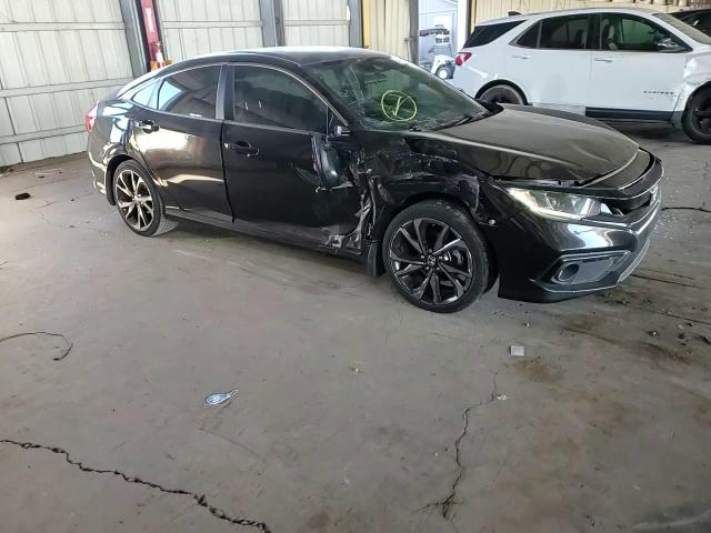 2020 Honda Civic VIN 2HGFC2F80LH579793 Copart auction photo, side / front end damage thumbnail 11