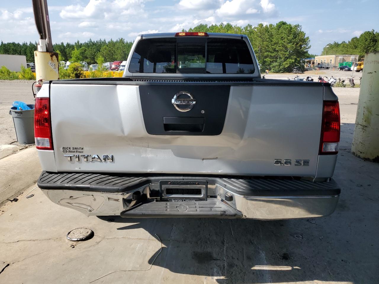2007 Nissan Titan VIN 1N6BA06A37N243124 Copart auction photo, front end / rear end damage thumbnail 6