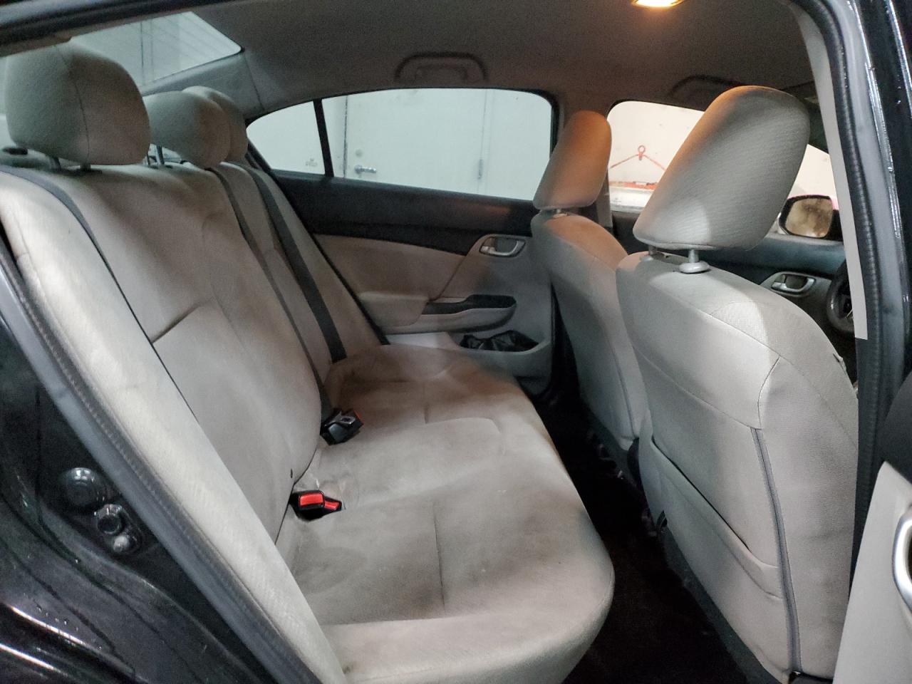 2013 Honda Civic VIN 19XFB2F52DE211460 Copart auction photo, vandalism / rear end damage thumbnail 10