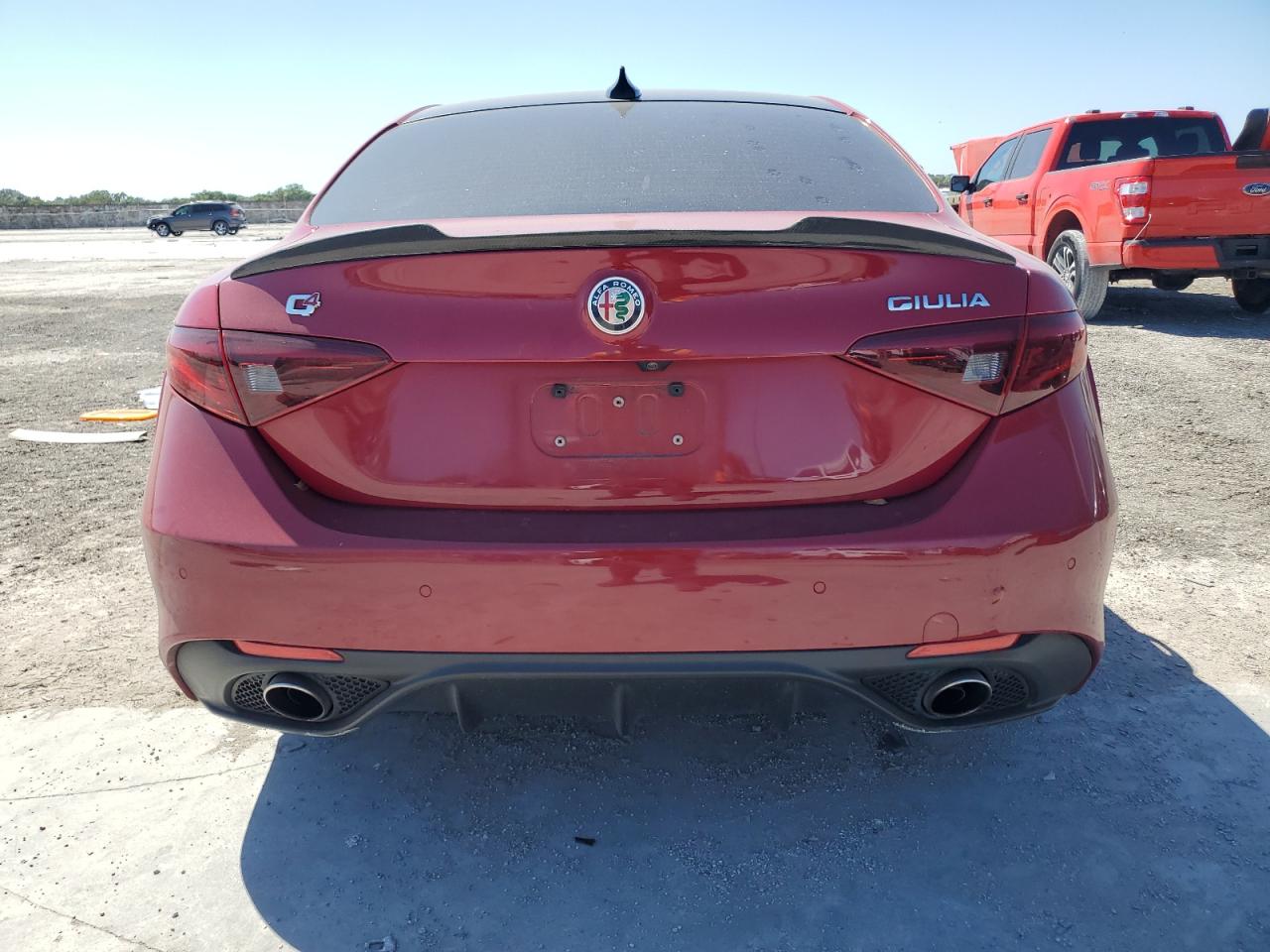 2017 Alfa Romeo Giulia VIN ZARFAEEN5H7560548 Copart auction photo, front end damage thumbnail 6