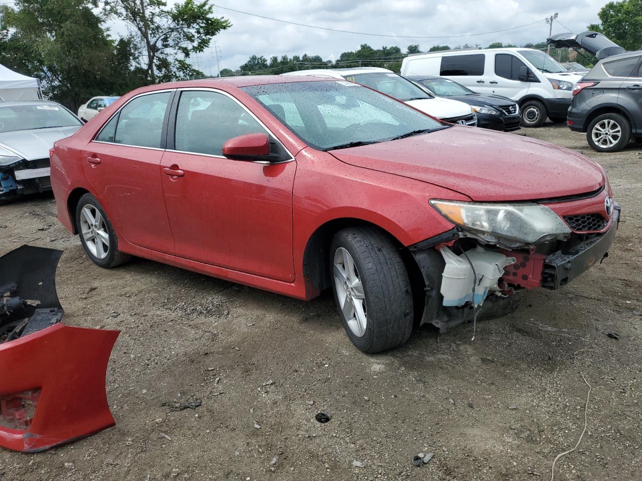 2014 Toyota Camry VIN 4T1BF1FK2EU816791 Copart auction photo, front end damage thumbnail 4