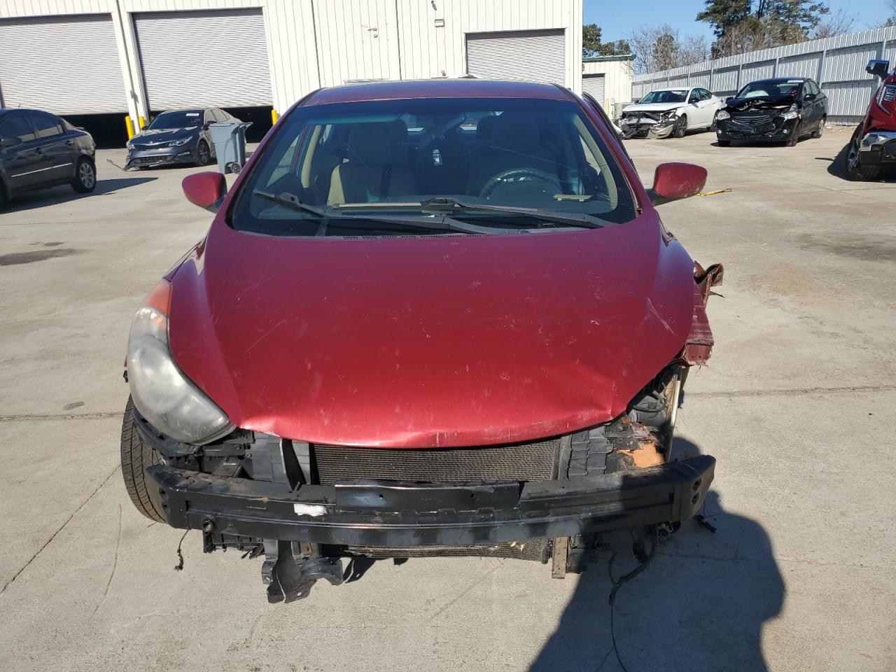 2013 Hyundai Elantra VIN 5NPDH4AE5DH334741 Copart auction photo, front end damage thumbnail 5
