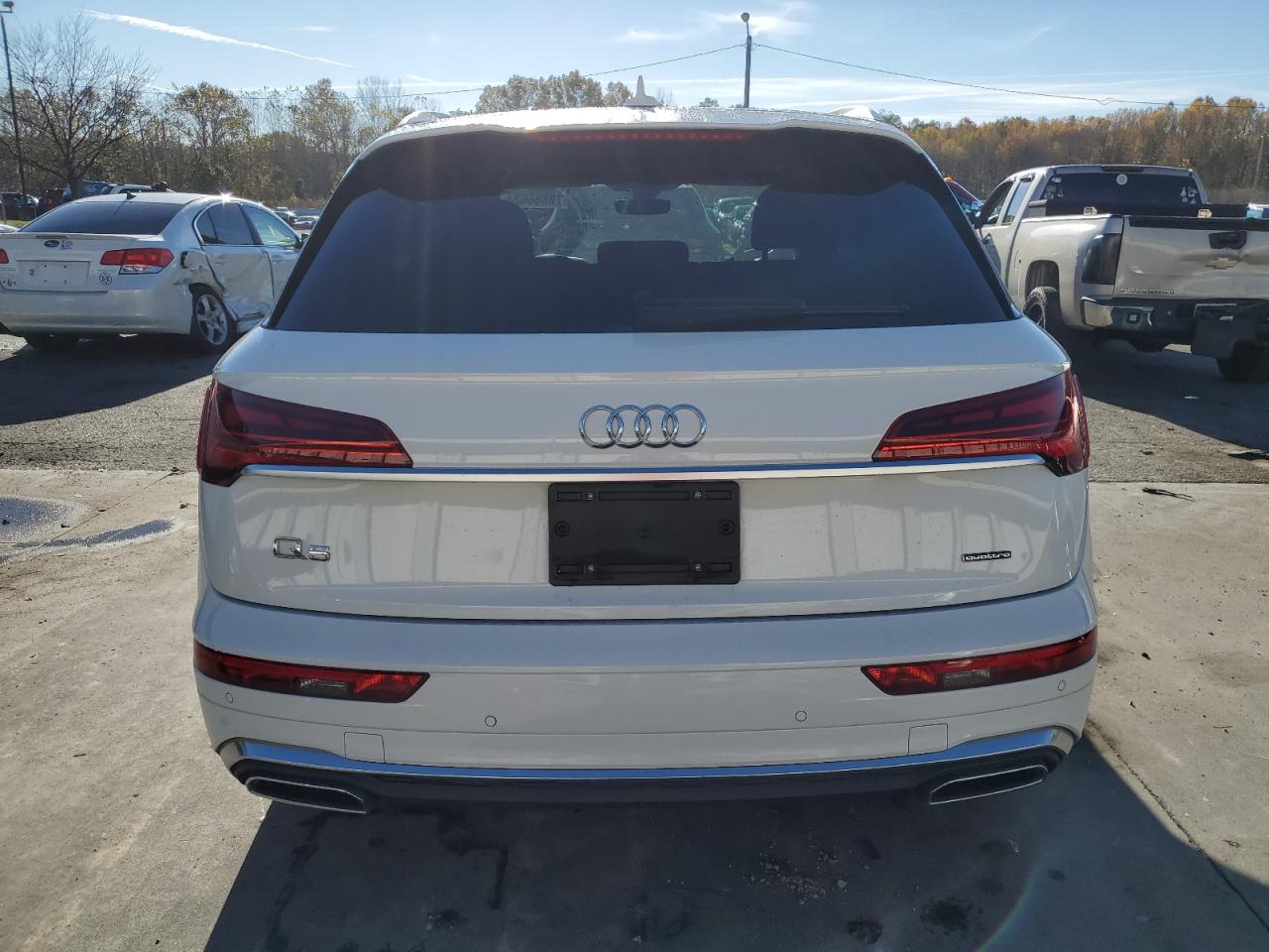 2023 Audi Q5 VIN WA1GAAFY5P2006321 Copart auction photo, front end / side damage thumbnail 6