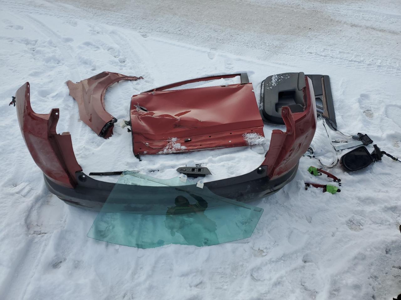 2017 Honda CR-V VIN 2HKRW2H83HH106047 Copart auction photo, side / rear end damage thumbnail 13
