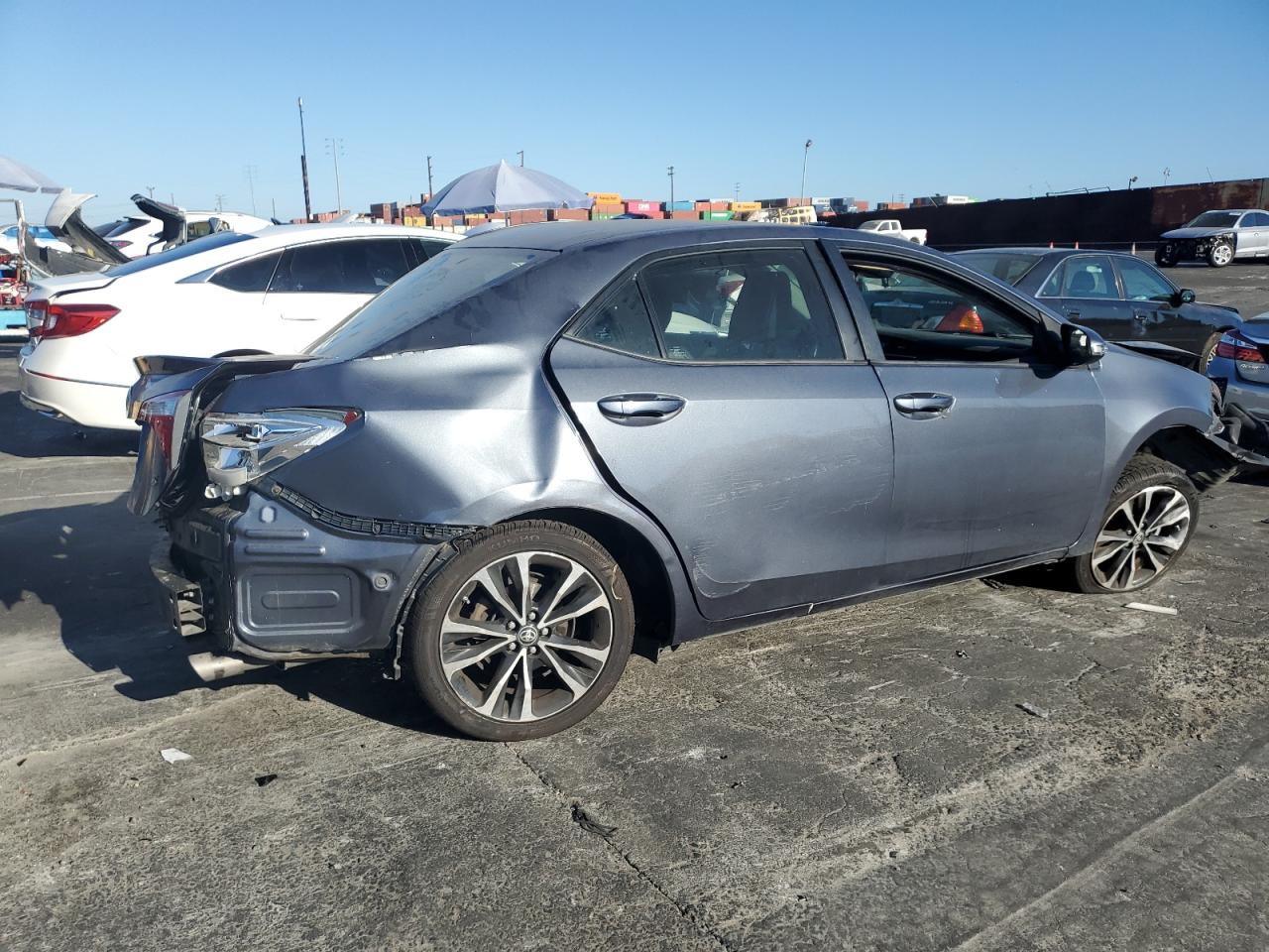 2017 Toyota Corolla VIN 5YFBURHE6HP731227 Copart auction photo, all over / undercarriage damage thumbnail 3