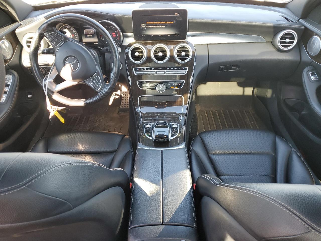 2016 Mercedes-Benz C-klasse VIN WDDWF4KB6GR124266 Copart auction photo, front end damage thumbnail 8