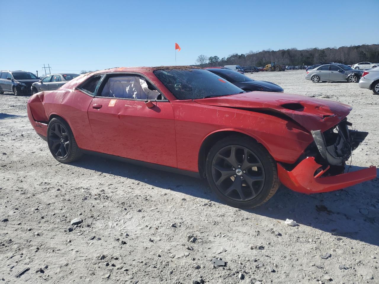 2017 Dodge Challenger VIN 2C3CDZAGXHH598515 Copart auction photo, rollover damage thumbnail 4