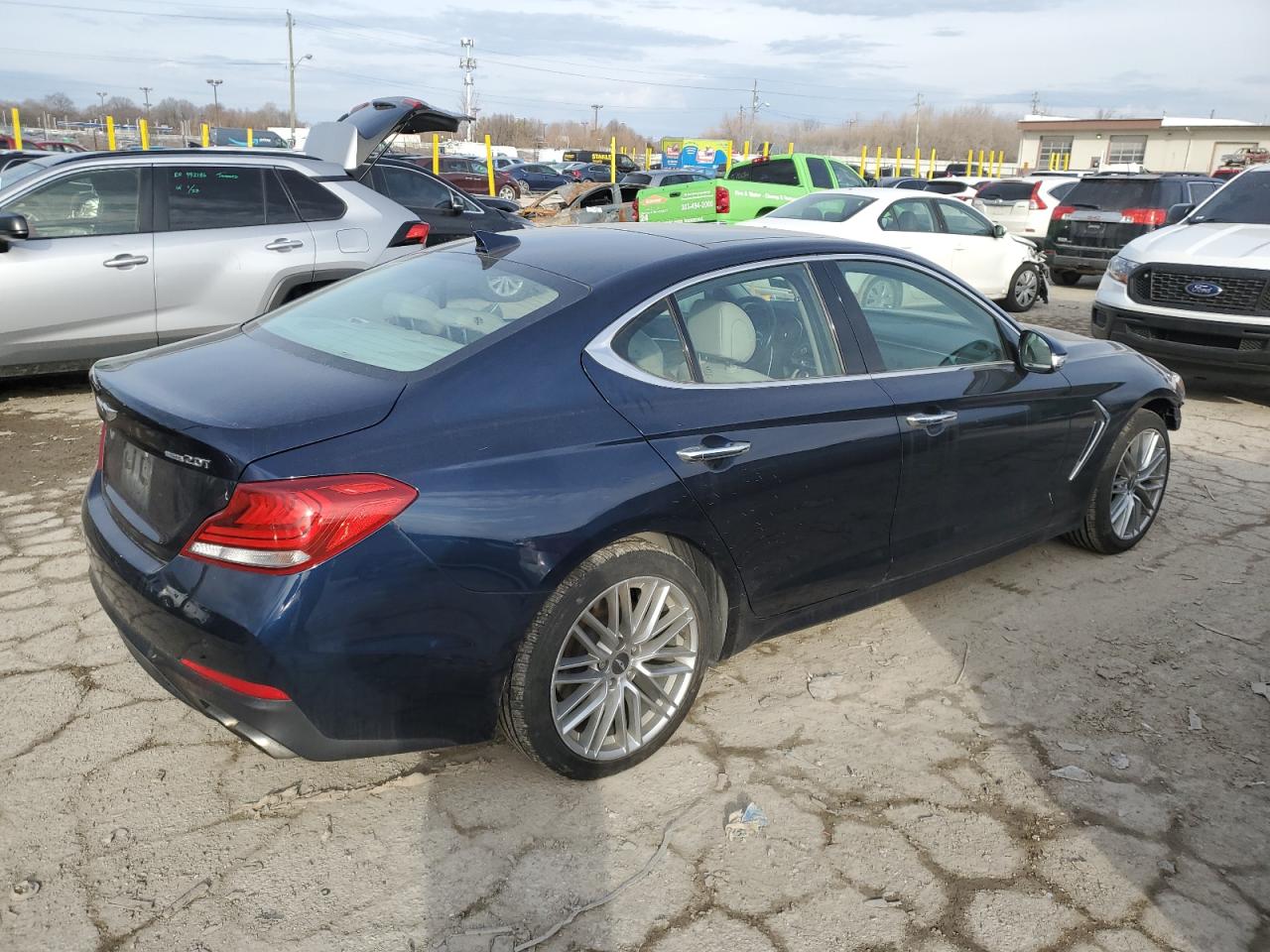 2020 Genesis G70 VIN KMTG34LA1LU059770 Copart auction photo, front end / minor dent/scratches damage thumbnail 3