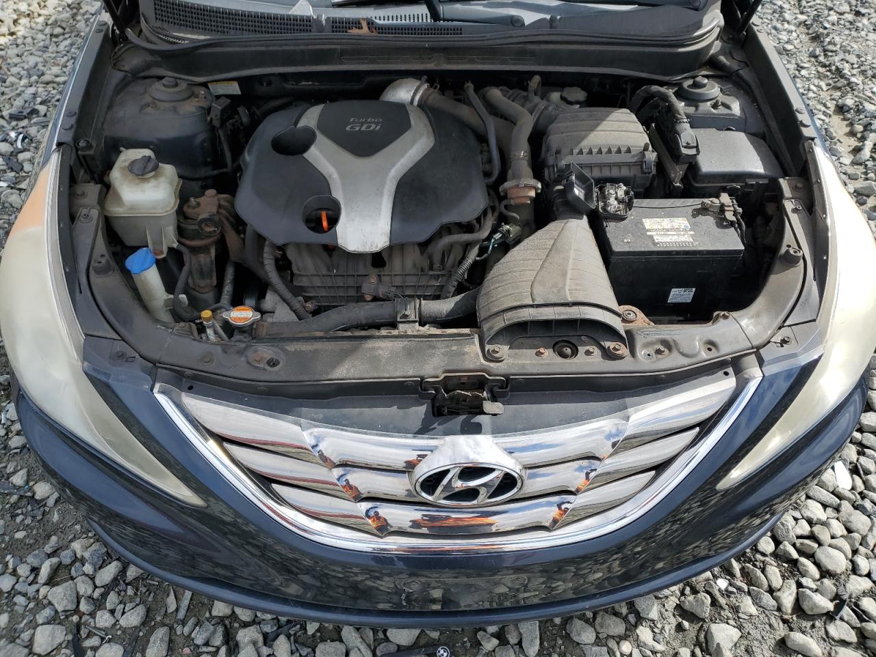 2012 Hyundai Sonata VIN 5NPEC4AB0CH348103 Copart auction photo, side / rear end damage thumbnail 12