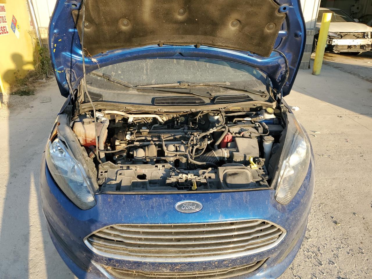 2019 Ford Fiesta VIN 3FADP4BJ6KM104024 Copart auction photo, all over / side damage thumbnail 11