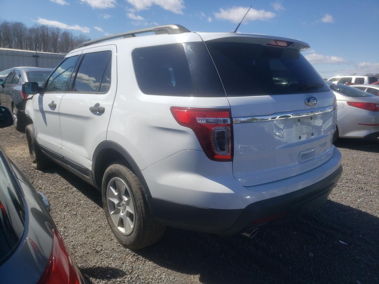 2014 Ford Explorer VIN 1FM5K8B84EGC27509 Copart auction photo, front end / undercarriage damage thumbnail 2