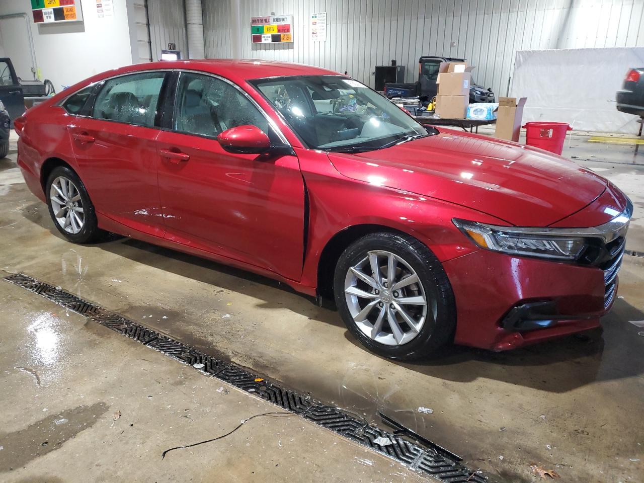2022 Honda Accord VIN 1HGCV1F18NA013702 Copart auction photo, front end / undercarriage damage thumbnail 4
