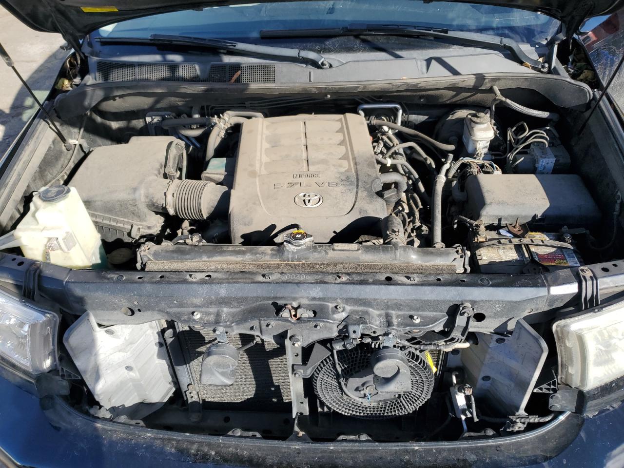 2013 Toyota Sequoia VIN 5TDBY5G12DS084953 Copart auction photo, side damage thumbnail 12
