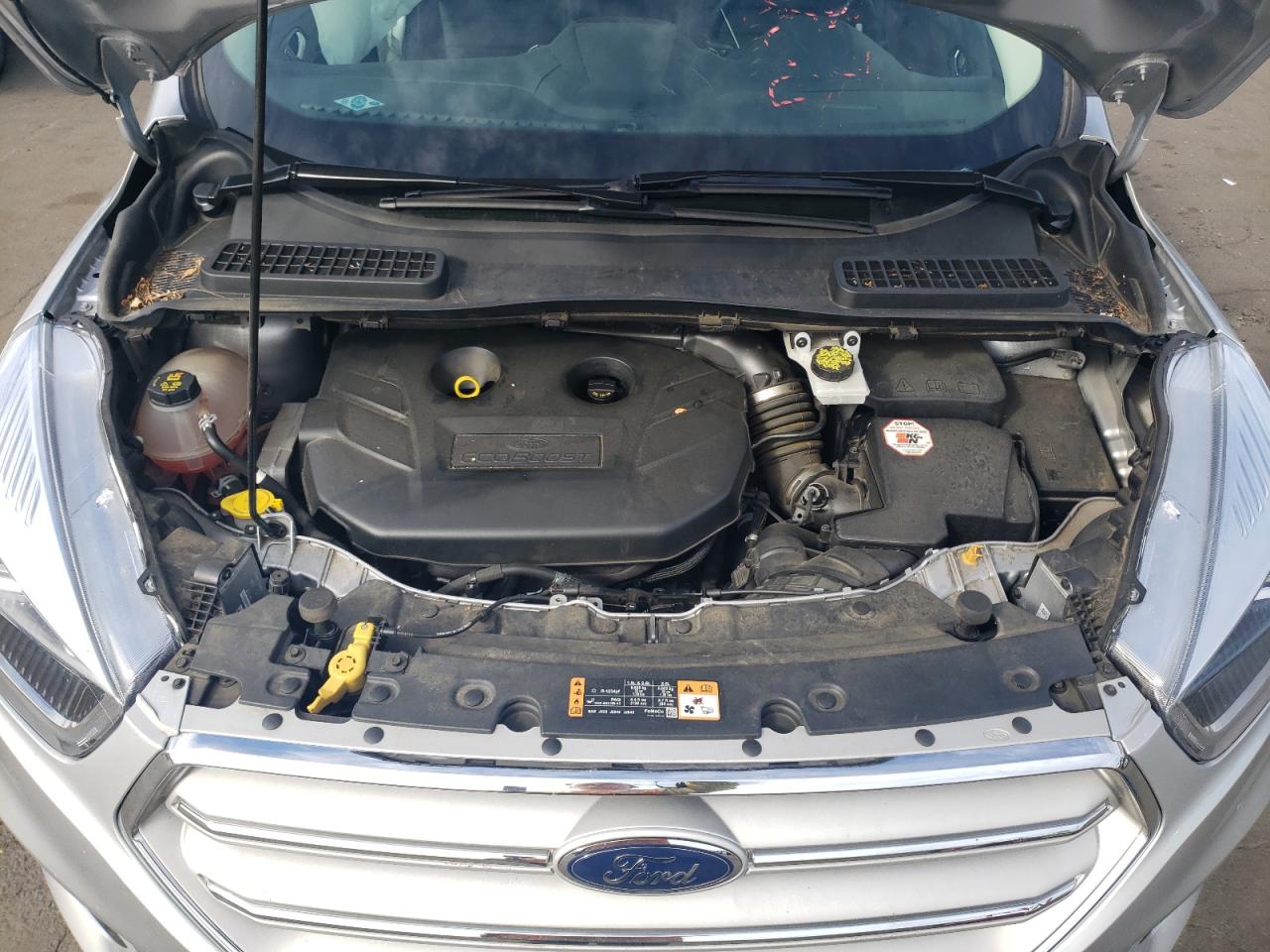 2018 Ford Escape VIN 1FMCU9J96JUC16296 Copart auction photo, side damage thumbnail 12