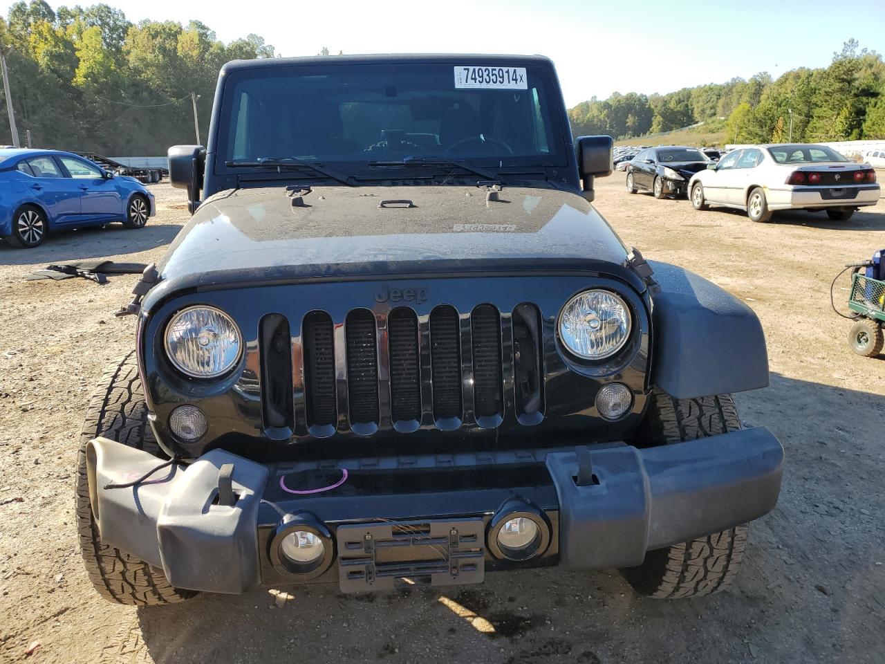 2016 Jeep Wrangler VIN 1C4AJWAG7GL197774 Copart auction photo, front end damage thumbnail 5