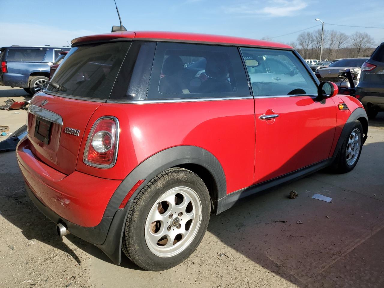 2012 MINI Cooper VIN WMWSU3C55CT368132 Copart auction photo, front end damage thumbnail 3