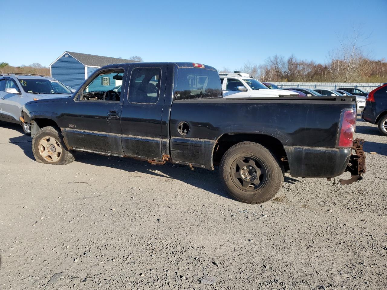 2005 Chevrolet Silverado VIN 2GCEK19N751100032 Copart auction photo, front end / missing/altered vin damage thumbnail 2