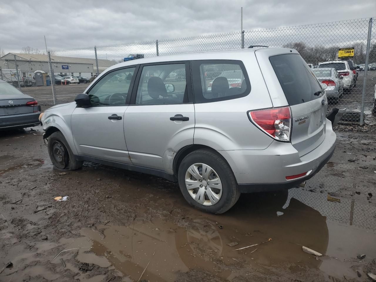 2009 Subaru Forester VIN JF2SH61619H746898 Copart auction photo, front end / side damage thumbnail 2